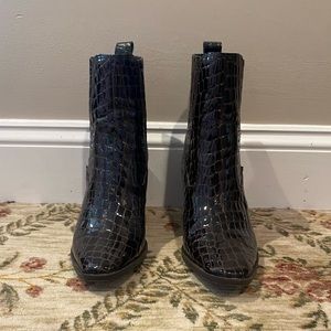AQUA snakeprint boots